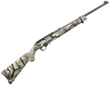 Picture of Ruger 31113 10/22 Semi Auto Rimfire 22 LR 18.5"Threaded BBL Go Wild Camo, 10 rd W/Soft Case