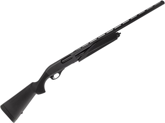 Picture of Remington Model 870 Fieldmaster Supermag Pump Action Shotgun - 12Ga, 3.5", 26", Vented Rib, Matte Black, Matte Black Synthetic Stock, 3rds, Rem Choke (F,M,IC)