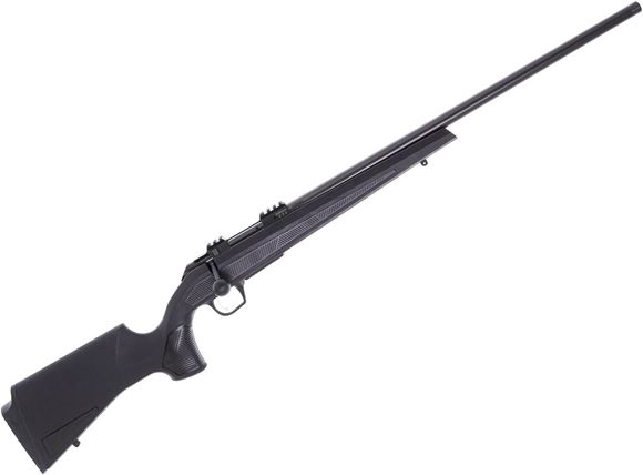 Picture of CZ 600 Alpha Bolt-Action Rifle - 223, 24" Cold Hammer Forged Barrel, Threaded m15X1, Black Polymer Stock, No Sights, Picatinny Scope Bases, Adjustable Single Stage Trigger, 5rds