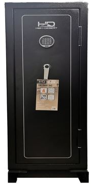 Picture of High Desert Gun Safe - 16 Gun, Electronic, 14 Gauge Steel, 55.7" x 20" x 17", 218lbs, Fire Rated 30 min @ 1200F, Door Organizer With Pistol Pouches