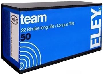 Picture of ELEY Rimfire Ammo - Team, 22 LR, 40Gr, Flat Nose, 50rds Box