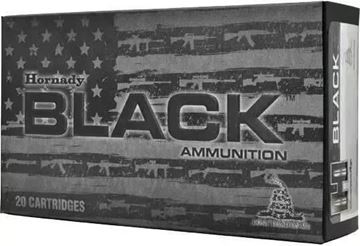 Picture of Hornady 80971 BLACK Rifle Ammo 308 WIN 168 Gr A-MAX, 20 Rnd