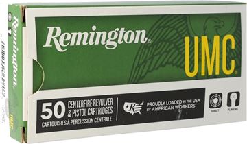 Picture of Remington 23718 UMC Pistol Ammo 9MM MC, 124 Gr, 1110 fps, 50 Rnd, Boxed