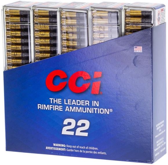 Picture of CCI Target/Plinking Rimfire Ammo - Standard Velocity, 22 LR, 40Gr, LRN, 500rds Brick, 1070fps