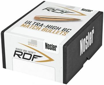 Picture of Nosler 53441 RDF Reduced Drag Factor Rifle Bullets 22 85 HPBT (100 ct)