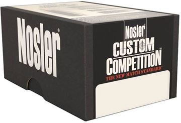 Picture of Nosler 17101 Custom Competition Rifle Bullets 22Cal 69Gr HPBT .224 100Bx