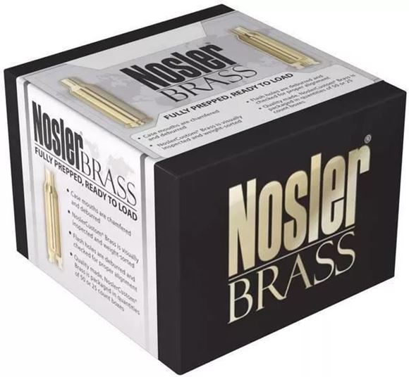 Picture of Nosler 10132 Custom Brass, 25-06 Remington (50 ct.)