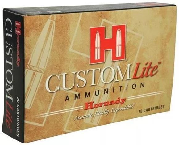 Picture of Hornady Custom Lite Rifle Ammo - 30-06 Sprg, 125Gr, SST Custom Lite, Reduced Recoil, 20rds Box