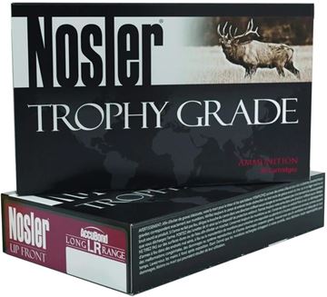 Picture of Nosler 60106 Trophy Grade Long Range Rifle Ammo, 300 WSM 190gr ABLR (20 ct.)