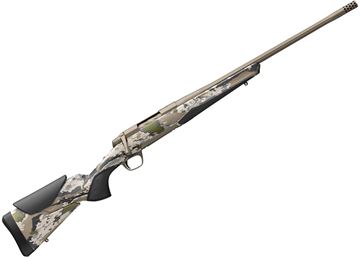 Picture of Browning X-Bolt 2 Suppressor Ready Bolt Action Rifle, 7mm PRC, 20", Fluted Sporter SR Contour, OVIX Camo Composite Stock, Smoked Bronze Cerakote, 5/8"-24 threaded w/ Muzzle Brake, 4rds