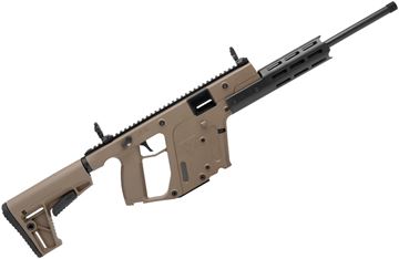 Picture of KRISS Vector CRB G2 Semi-Auto Rimfire Rifle - 22 LR, 16" Threaded Barrel, w/M-LOK Handguard, FDE, M4 Stock Adaptor & Stock, 1x10rds, Front Flip up Sight & Rear Sights