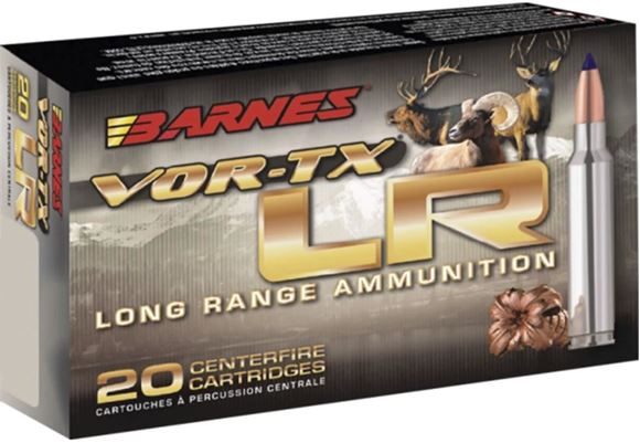 Picture of Barnes VOR-TX Long Range Rifle Ammunition - 7mm Rem Mag, 139Gr, LRX Lead-Free, 20rds box