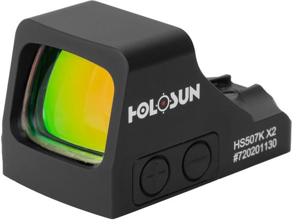 Picture of Primary Arms / Holosun Reflex Sights - HS507K-X2-ACSS Series Micro Reflex Sight, Black, ACSS Vulcan Dot, Red, 10 DL & 2 NV Compatible, 7075 Aluminum Housing, 40,000 Hours Battery Life