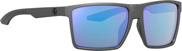 Picture of Leupold Performance Eyewear - Model Desoto, Dark Gray Frame, Blue Mirror Polarized Lenses