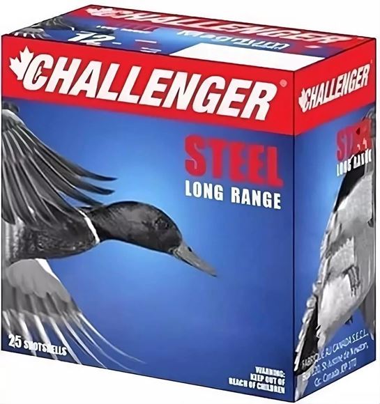 Picture of Challenger Super Steel Magnum Shotgun Ammo - 12Ga, 3", 1-1/8oz, #1, 250rds Case