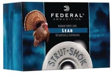 Picture of Federal Strut-Shok Turkey Load Shotgun Ammo - 12Ga, 3-1/2", 2oz, #5, 10rds Box, 1300fps