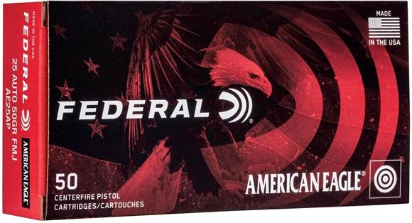 Picture of Federal AE40R2 American Eagle Pistol Ammo 40 S&W 155Gr 50Rnd FMJ