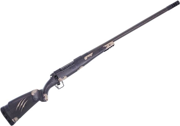 Picture of Fierce Firearms CT Rogue Bolt Action Rifle - 7mm PRC, 22" C3 Carbon Barrel, 1:8" Twist, Black Cerakote Titanium Receiver, Urban Carbon Fiber Stock, NIX Side Port Brake, 70 Deg Bolt Throw, 5.9lbs