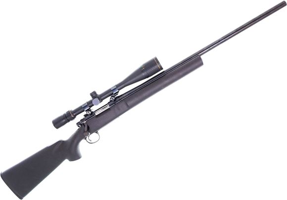 Picture of Used Remington 700 Bolt-Action 22-250 Rem, 26" Heavy Barrel, With Bausch & Lomb 6-24x40mm AO Scope, HS Precision Composite Stock, Sling Studs Removed, Good Condition