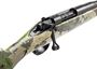 Picture of Kimber Model 84L Mountain Ascent Bolt Action Rifle - .270 Win, 24", Fluted w/Muzzle Brake, Stainless Steel, KimPro II Black Finish, Reinforced Composite Caza By Pnuma Camo Stock, 4rds, Adjustable Trigger