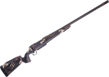 Picture of Fierce Firearms CT Rival XP Bolt Action Rifle - 300 PRC, 24" C3 Carbon Barrel, 1:9" Twist, Midnight Bronze Cerakote Titaniumi Receiver, Buckskin Carbon Fiber Stock w/ Adjustable Comb, Drop Box Magazine, Nix Side Port Brake, 70 Deg Bolt Throw, 6.3lbs