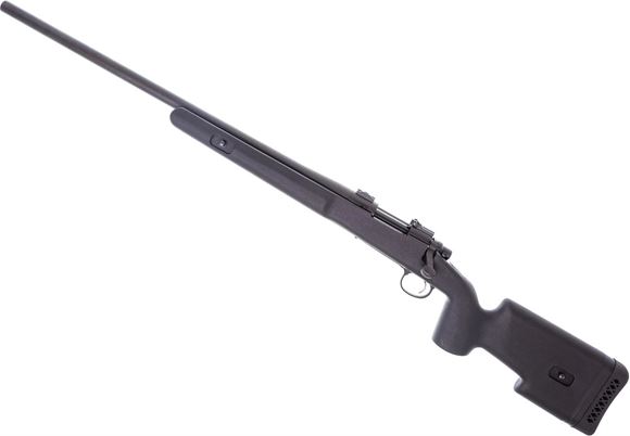 Picture of Used Remington 700 SPS Varmint Left Hand Bolt-Action Rifle, 243 Win, 26" Barrel, Blued, Black Choate Tactical Stock, Leupold STD Bases, Very Good Condition