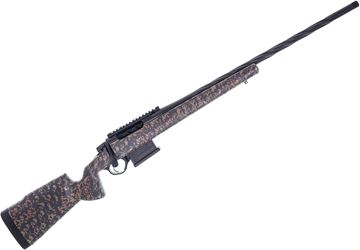 Picture of Seekins Precision Havak Pro Hunter PH2 Bolt-Action Rifle - 6.5 Creedmoor, 24", 5/8x24 Threaded, 1:8 Twist, 416 SS Barrel, Charcoal Gray Action And Barrel, 4 Locking Lugs, 90-Degree Bolt Throw, Desert Shadow Seekins Carbon Composite Stock, 20 MOA Rail, 5rd