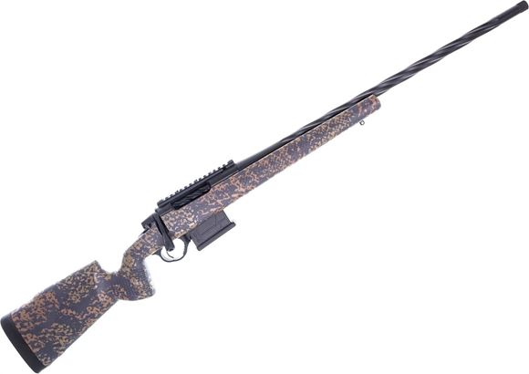 Picture of Seekins Precision Havak Pro Hunter PH2 Bolt-Action Rifle - 308 Win, 24", 5/8x24 Threaded, 1:11.25 Twist, 416 SS Barrel, Charcoal Gray Action And Barrel, 4 Locking Lugs, 90-Degree Bolt Throw, Desert Shadow Seekins Carbon Composite Stock, 20 MOA Rail, 5rds