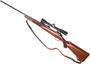 Picture of Used Ruger M77 Bolt-Action Rifle, 338 Win Mag, 24" Barrel, Blued, Wood Stock, Plumb Receiver, Bushnell 3-9x38 Riflescope, Leather Sling, Soft Case, Fair Condition