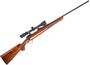 Picture of Used Ruger M77 Bolt-Action Rifle, 7mm Rem Mag, 24" Barrel, Gloss Blued, Wood Stock, Plumb Blued Receiver, Tang Saftey, Bushnell 3-9x40 Riflecope, Good Condition