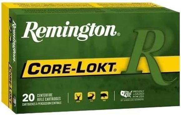 Picture of Remington Core-Lokt Rifle Ammunition - 6.5 Creedmoor, 140gr, Pointed Soft Point, 200rds Case