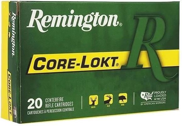 Picture of Remington Core-Lokt Centerfire Rifle Ammo - 7mm Rem Mag, 150Gr, Core-Lokt, PSP, 20rds Box