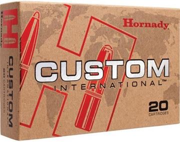 Picture of Hornady Custom Rifle Ammo - 8x57mm Mauser, 195Gr, InterLock SP, 20rds Box