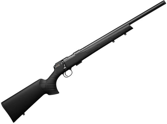 Picture of  CZ 457 Varmint Bolt-Action Rifle - 22 LR, 16", 1/2x20 Threaded Heavy Barrel, Cold Hammer Forged, Synthetic Stock, Adjustable Trigger, 5rds