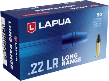 Picture of Lapua Long Range Rimfire Ammo - 22 LR, 40Gr, Lead Round Nose, 50rds Box.