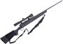 Picture of Used Savage Axis Bolt-Action Rifle, 223 Rem, 22" Barrel, Blued, Black Synthetic Stock, Bushnell 3-9x40 Riflescope, Sling, Shell Carrier, Soft Case, 1 Magazine, Good Condition