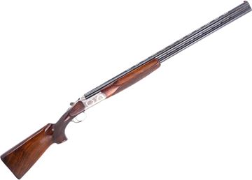 Picture of Used Castellani Gardone VT Over-Under Shotgun, 12Ga, 2-3/4", 29" Vented Barrel, Blued, Wood Stock, Engraved Receiver, Vented Rib, Fixed, Mod/Cylinder Chokes, Good Condition