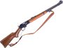 Picture of Used Marlin 336 Lever-Action Rifle, 30-30 Win, 20" Barrel, Blued, Wood Stock, JM Stamped, Leather Sling, Buckhorn Sights, Hammer Extension, Very Good Condition