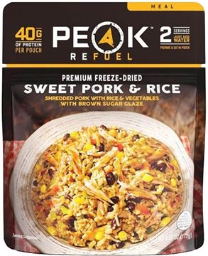 Picture of Peak Refuel Freeze Dried Meals - Sweet Pork & Rice Meal