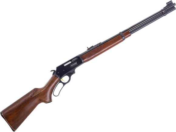 Picture of Used Marlin 336 Lever-Action 30-30 Win, 20" Barrel, 1976 Mfg., w/ Hammer Spur, Rear Sight Badly Corroded, With Bluing Wear Along the Barrel & Top of Receiver, Overall Fair Condition