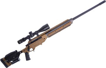 Picture of Used Remington 700 Bolt-Action 338 Lapua, 30" Heavy Barrel w/ ATRS Brake, APO SABER Carbon Fiber MOD-1 Chassis, With Vortex Venom 5-25x56mm Scope, One Mag, Pelican Hard Case, Very Good Condition