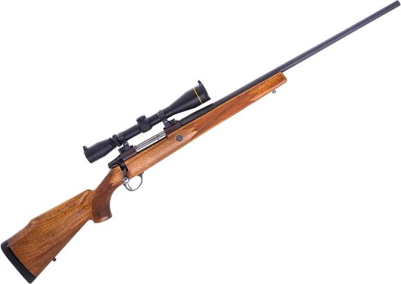 Picture of Used Sako L61 Bolt-Action Rifle, 7mm Rem Mag, 24" Barrel, Blued, Wood Stock, Leupold VX-II 3-9x40 Riflescope, Pachmayer Recoil Pad, Very Good Condition