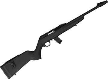 Picture of Derya TM-22 Cadet Semi-Auto Rifle - 22LR, 18", 1/2-28" Threaded, Black Receiver w/ Picatinny Top Rail, Black Light-Weight Adjustable Polymer Stock With Spacers, Flip Up Rear Sight And Adjustable Blade Front Sight, 1x10rds Mags.