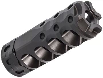 Picture of Precision Armament Firearm Accessories - Hypertap Muzzle Brake, 6.5mm / .264, 5/8x24 TPI, Black