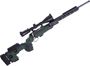 Picture of Used Tikka T1X Bolt-Action Rifle, 22LR, 20" Barrel, Blued, Green GRS Warg Chassis, Bushnell Legend 6-18x50 Riflescope, 2 Magazines, Hard Case, Very Good Condition