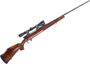 Picture of Used Weatherby Vanguard Bolt-Action Rifle, 7mm Rem Mag, 24" Barrel, Blued, Wood Stock, With Bolt Guide, Leupold Vari-X II 3-9x40 Riflescope, Good Condition