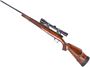 Picture of Used Weatherby Vanguard Bolt-Action Rifle, 7mm Rem Mag, 24" Barrel, Blued, Wood Stock, With Bolt Guide, Leupold Vari-X II 3-9x40 Riflescope, Good Condition