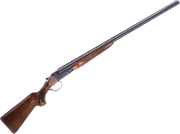 Picture of Used Savage Fox Model B Side-By Side Shotgun, 12Ga, 2-3/4", 28" Barrel, Blued, Wood Stock, Vented Rib, Mid Bead, Auto Safety, Fixed Full Chokes, Very Good Condition