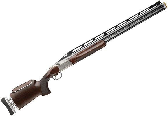 Picture of Browning Citori 825 Trap Max Under Shotgun - 12Ga, 3", 30", Vented Rib, Polished Blued, Engraved Low-Profile Steel Receiver, Adjustable Comb And Length Of Pull, Grade V/IV Gloss Oiled Black Walnut Stock, HiViz Pro-Comp Front Sight And Ivory Mid-Bead, Adju