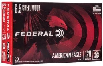 Picture of Federal American Eagle Rifle Ammo - 6.5 Creedmoor, 120gr, TMJ, 20rds Box